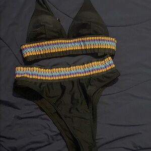 Black Women's Bikini Set